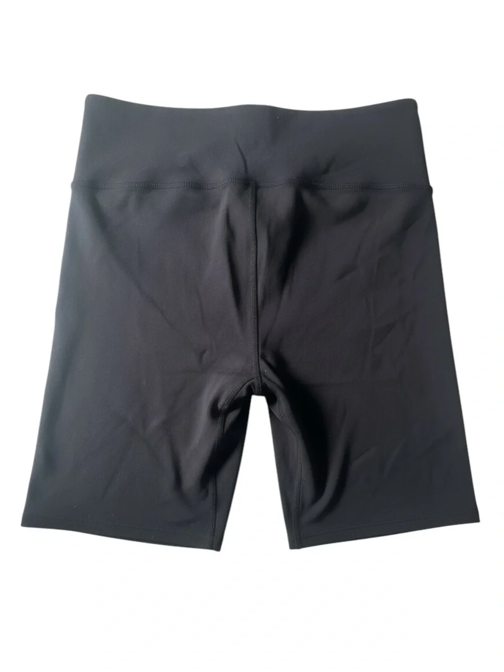 Alo Yoga 7” Yogi Lace Up Biker Shorts Black Size L GUC